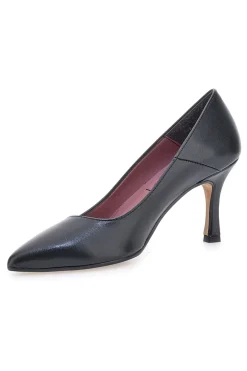 PITTARELLO GLAM Décolleté nere punta affusolata effetto opaco 60 New