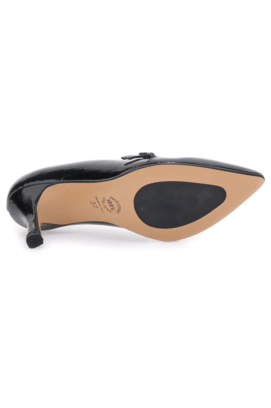 PITTARELLO GLAM Décolleté nere verniciate con cinturino 63100 Online