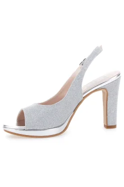 PITTARELLO LOVE Décolleté Open-Toe 4477 ARGENTO Hot