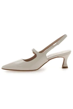 PITTARELLO Décolleté Slingback a Punta Effetto Vernice P507 Hot