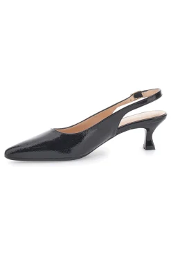 MON DIEU Dècolletè slingback in vernice nera FDS246C NERO Hot