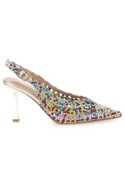 FIRST LADY Décolleté Sling-back color P588 MULTI New