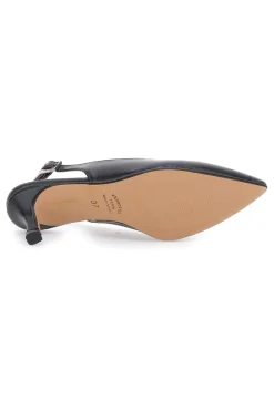 PITTARELLO GLAM Décolleté slingback nera con tacco 934 NERO Best