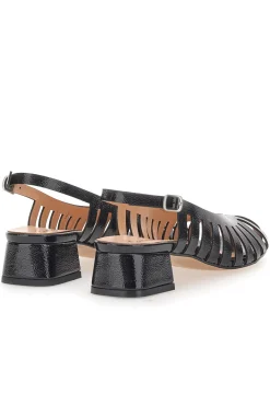PITTARELLO COUTURE Décolleté Slingback Nere Con Tacco Basso e Punta Chiusa 06 SCHWARZ Online