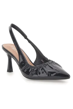 FIRST LADY Décolleté Sling-back Nere Con Tacco P593 NERO New