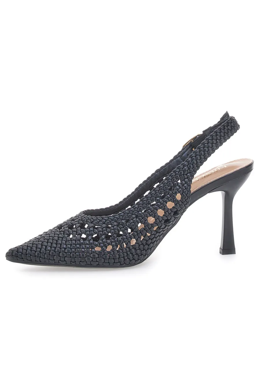 FIRST LADY Décolleté Sling-back Nero P588 Clearance