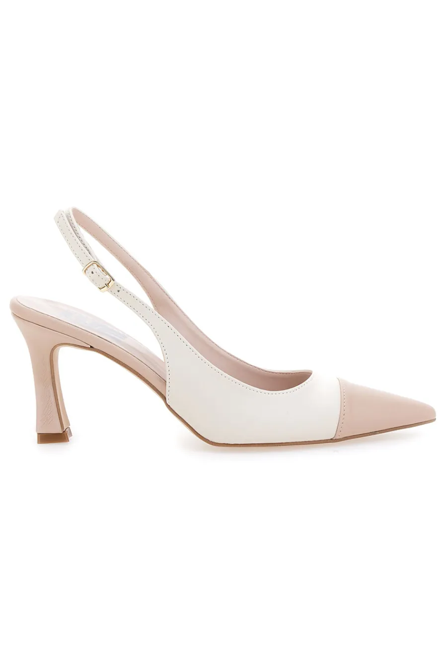 PITTARELLO LOVE Décolleté slingback Nude Panna con Punta Nude 256 NACKT Best