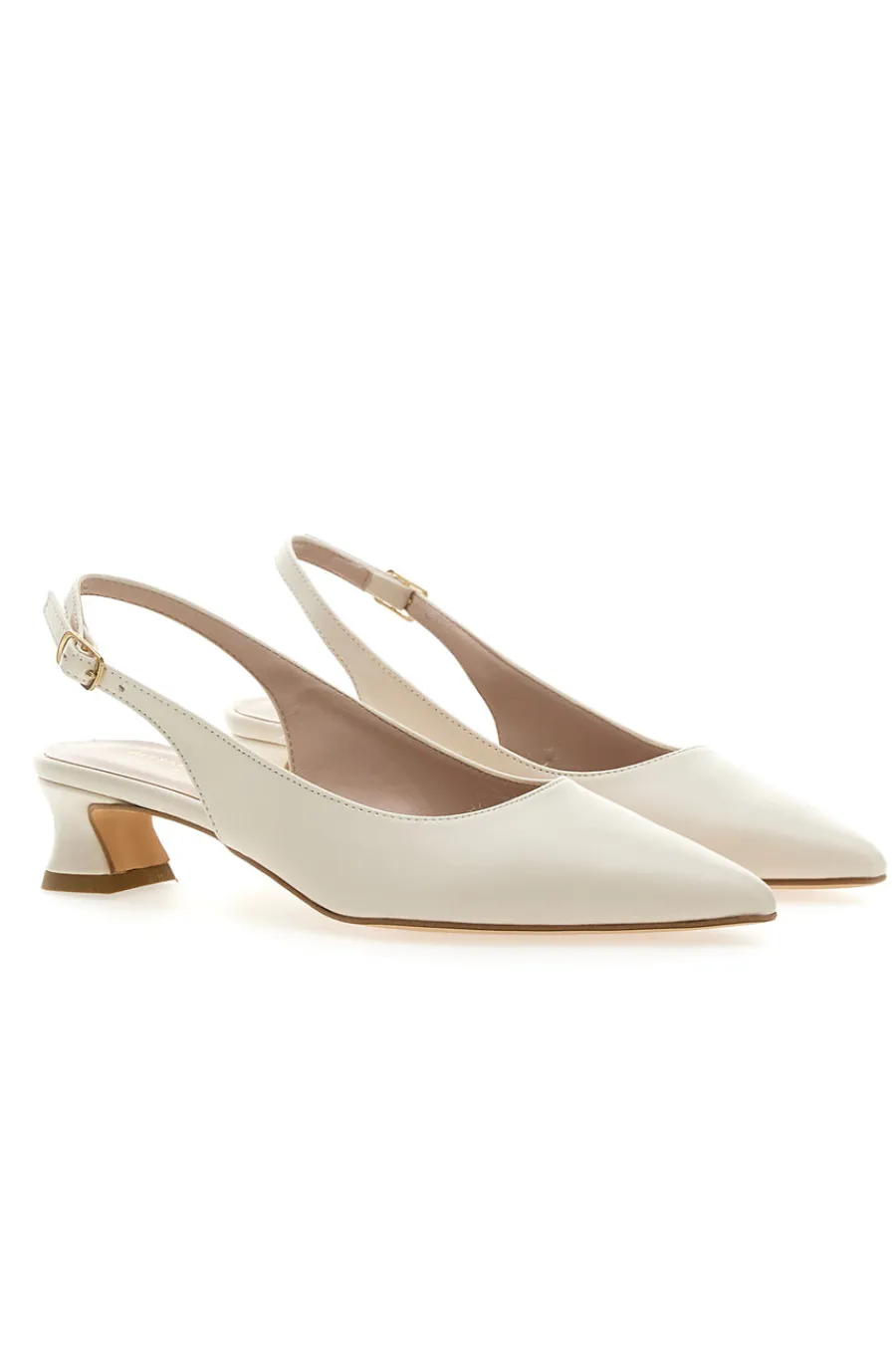 PITTARELLO GLAM Décolleté Slingback a Punta con Tacco Basso 14 New