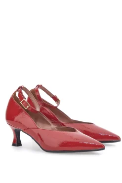 PITTARELLO COUTURE Decolleté con Cinturino Rosse 904 ROSSO Outlet
