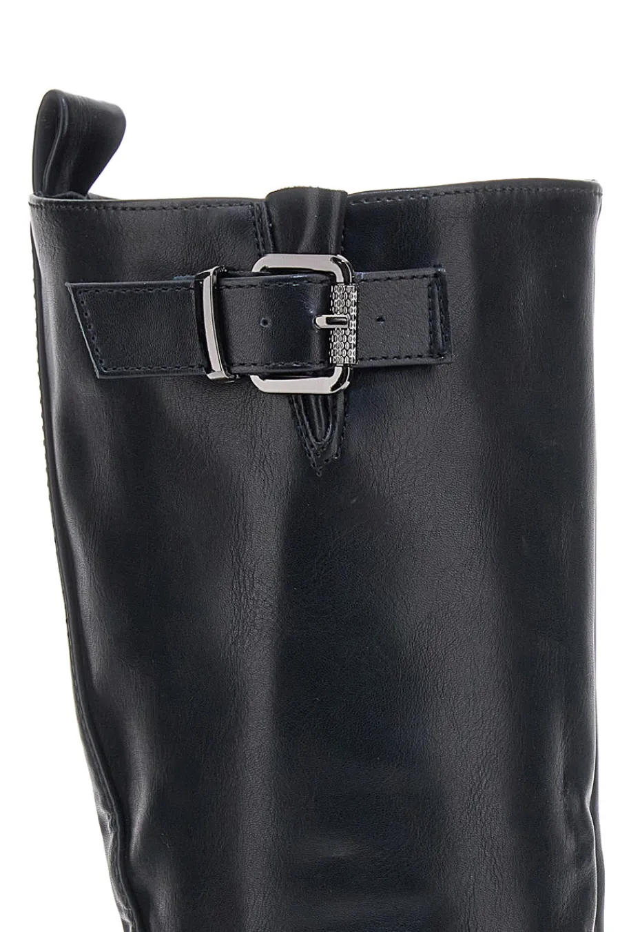ENERGY I358 e Stiefel mit Blockabsatz und Schnalle SCHWARZ Best