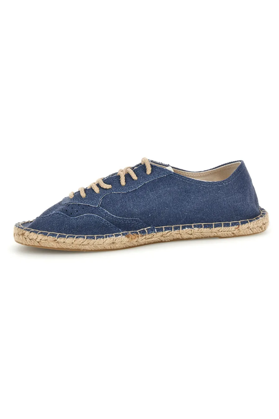 Uomo PITTARELLO SUN Espadrillas blu con lacci in tessuto SGMS2508