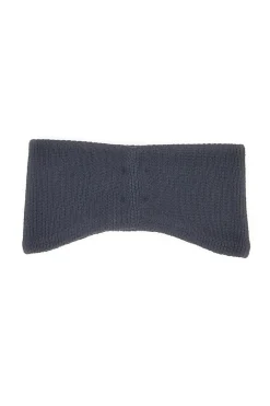 TOMMY HILFIGER Fascia in maglia nera con logo Tommy Jeans Heritage Core