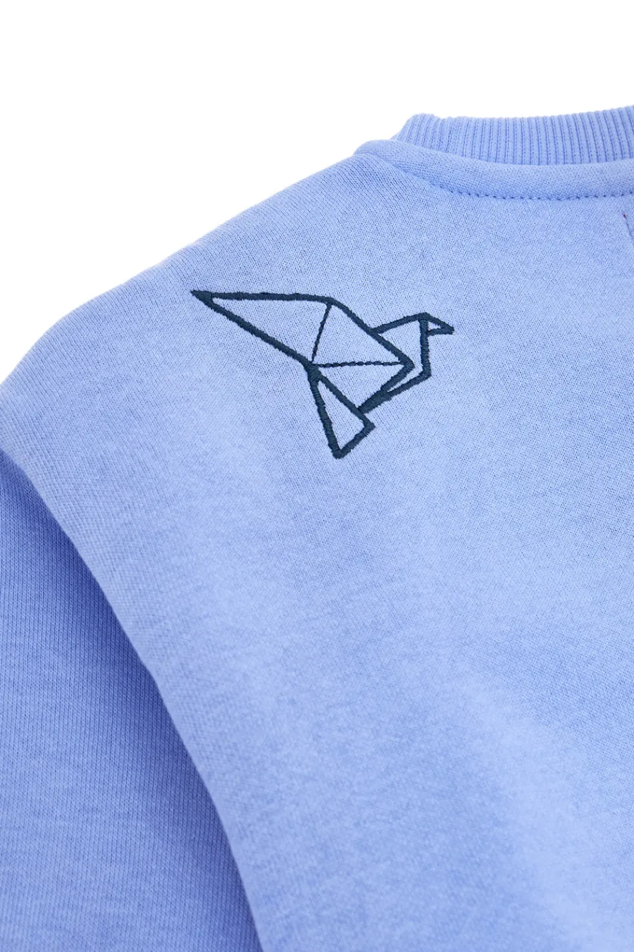 PITT KIDS Felpa azzurra con stampa origami PT-KF-013