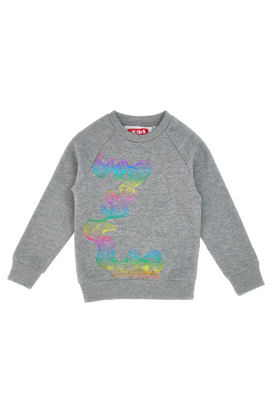 PITT KIDS Felpa Girocollo con Stampa Olografica 032