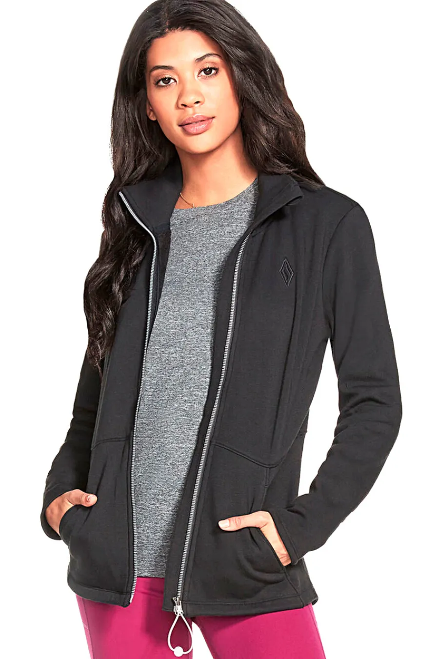 Donna SKECHERS Fepa Nera Con Cerniera GO NUGGE Jacket