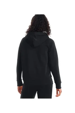 Donna UNDER ARMOUR Fepa Nera Girocoo Con Cappuccio Riva Feece Big ogo