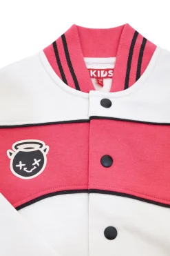 PITT KIDS Felpa varsity bicolor con interno felpato PT-KF-00