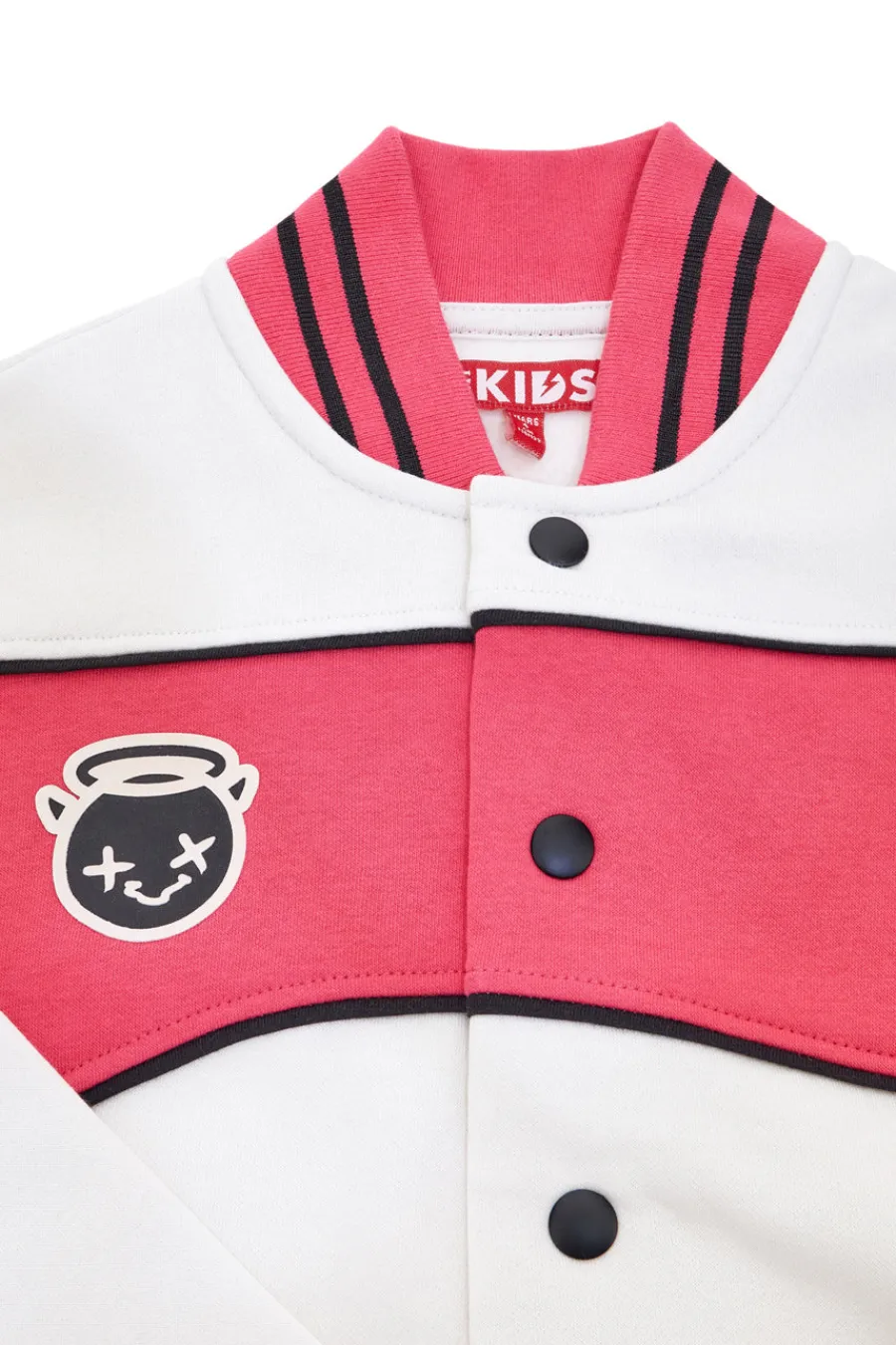 PITT KIDS Felpa varsity bicolor con interno felpato PT-KF-00