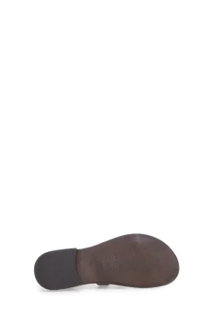Donna MIO TEMPO Flache Schnürsandalen 19 Braun