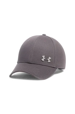 UNDER ARMOUR Grau Baumwolle Twill Kappe Essential Low