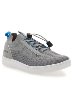 Uomo MARES Graue Sneakers mit Mesh-Obermaterial und elastischen Schnürsenkeln MRS23307F