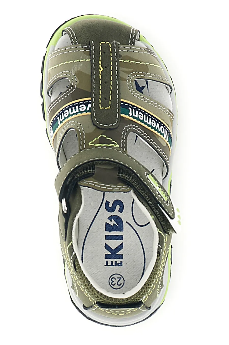 PITT KIDS Grüne Sandalen mit Riemenverschluss Pitt Kinder 15111