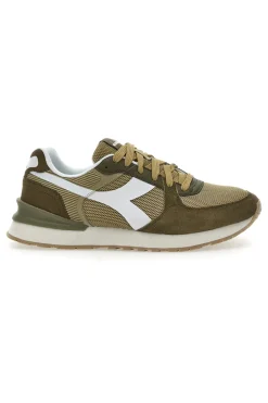 Uomo DIADORA Grüne Sneakers mit Schnürsenkeln Fenice