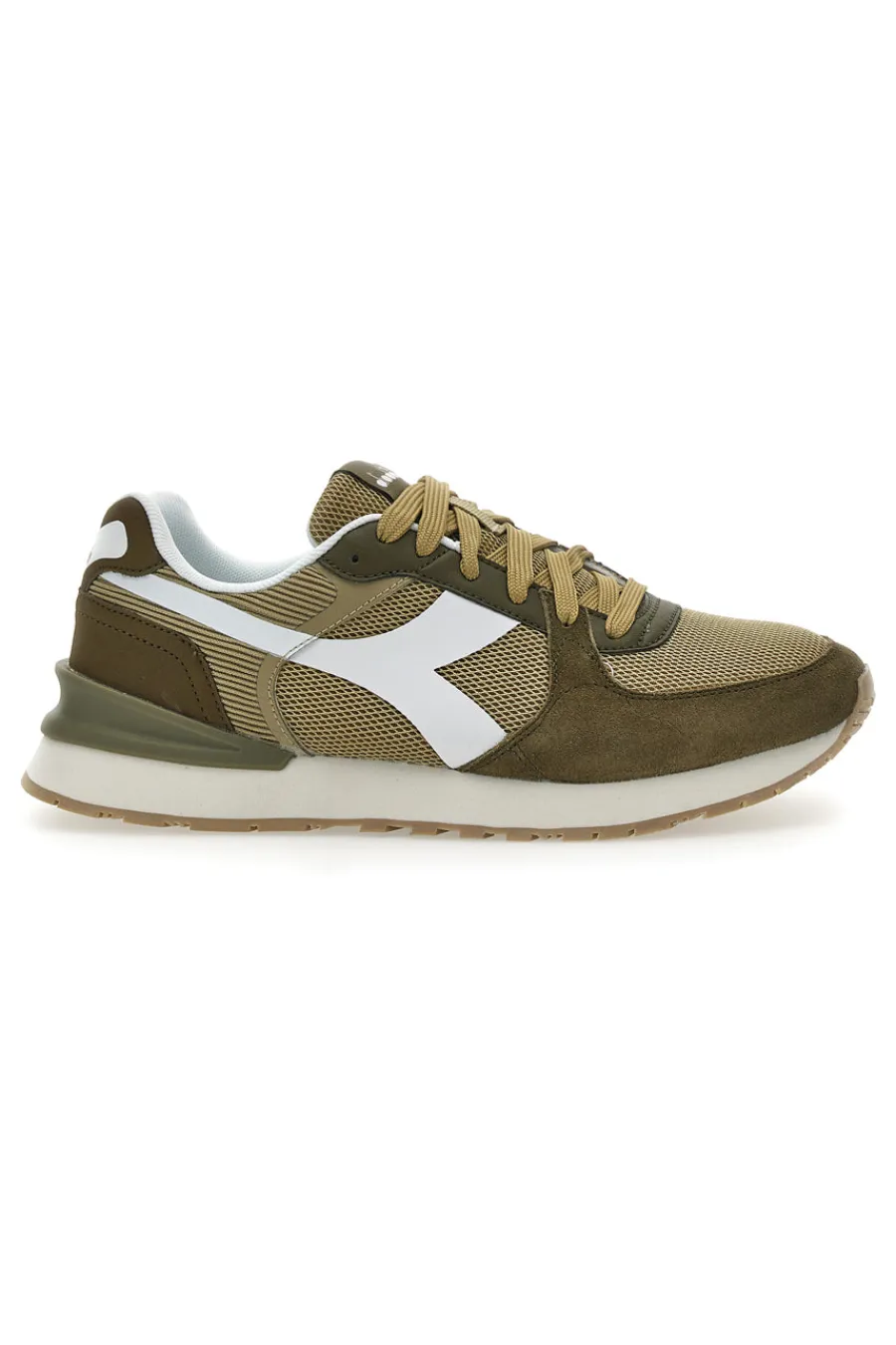 Uomo DIADORA Grüne Sneakers mit Schnürsenkeln Fenice