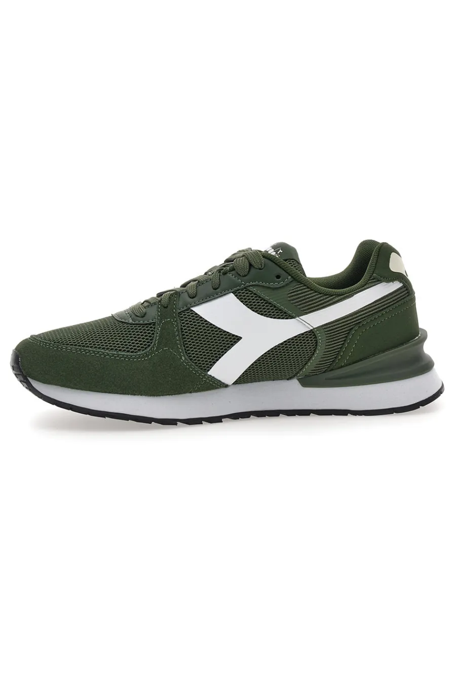 Uomo DIADORA Grüne Turnschuhe mit weißen DD Comfort Details Fenice