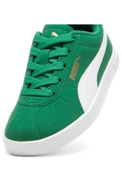 PUMA Grüne und weiße Sneakers Club II PS