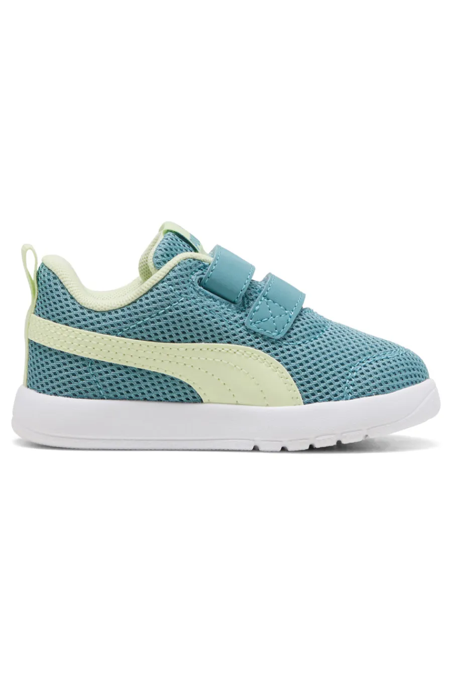 PUMA Grün Gelb Riemchenschuhe Courtflex V3 Mesh Inf