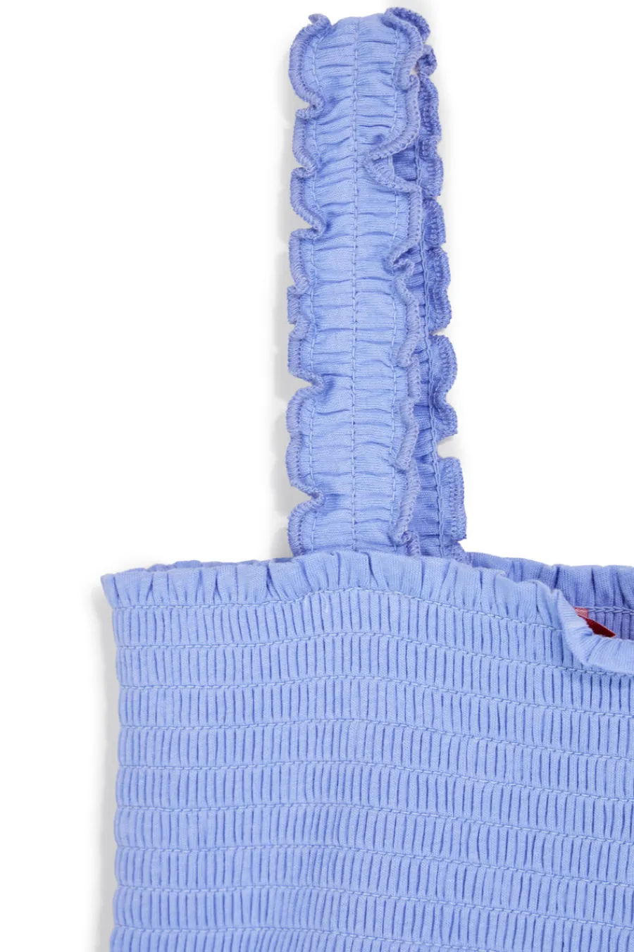 PITT KIDS es Baumwollkleid mit gerüschten Trägern Pitt Kinder Pt-g-d-9013
