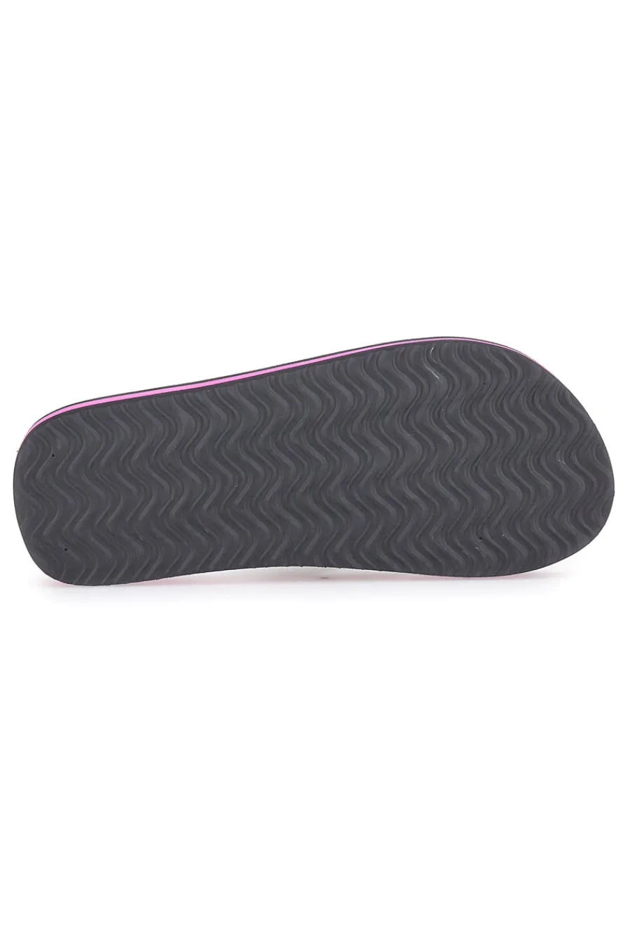 Donna AUSTRALIAN Infradito nere e fucsia con stampa grafica da donna AU24W8