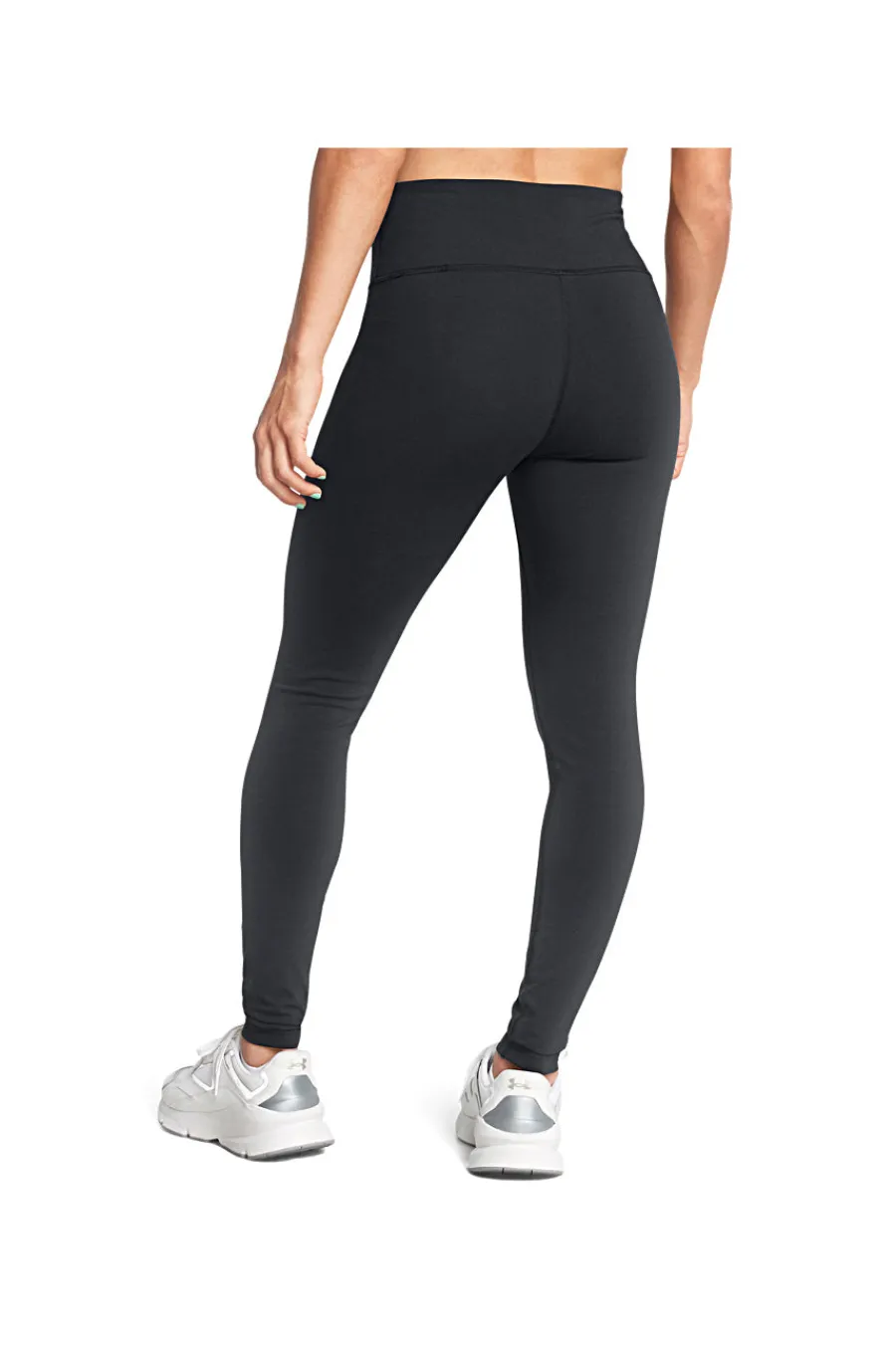 Donna UNDER ARMOUR egging neri in cotone tecnico con vita ata RIVA EGGING