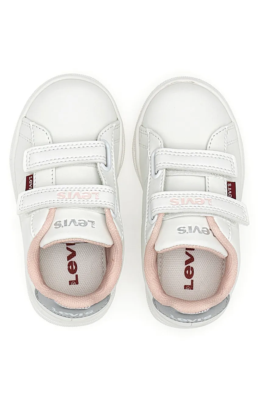 LEVI'S BELL JR MINI – e und rosa Sneakers mit Klettverschluss