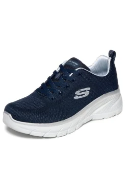 SKECHERS Marineblau stricken Turnschuhe mit Memory Foam Fashion Fit 2.0 Moonlight Glow NAVY Online