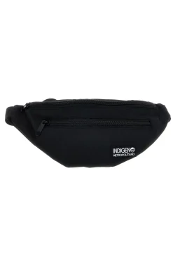Donna INDIGENO METROPOLITANO Marsupio nero con tasca zip IM-21010