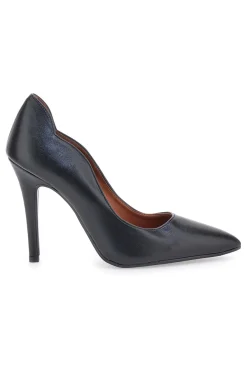 PITTARELLO LOVE Matte Pumps, Absatz 11 cm, hergestellt in Italien, 3478 SCHWARZ Discount