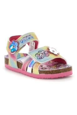 UNICORNO Mehrfarbige Sandalen mit schillernden Blumen und Riemenverschluss Unicorn S8010161T
