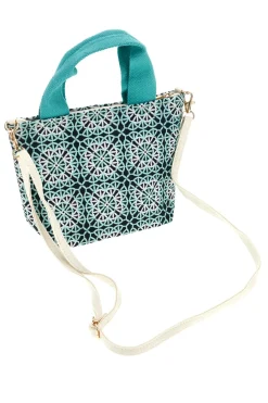 Donna BASILE Mini bag mare verde con tracolla BA23740