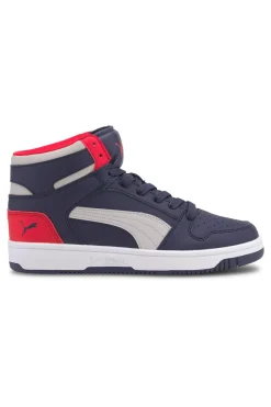 PUMA Mittelhohe Rebound Layup Sl Jr blaue Turnschuhe