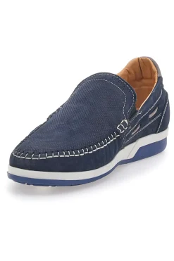 Uomo LONGFORD Mocassini Barca Blu 35