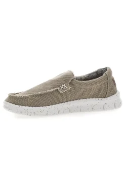 Uomo MAX DILLAN Mocassini Beige in con Suola Bianca MXM9907