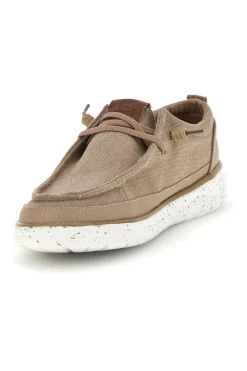 Uomo WRANGLER Mocassini beige in tessuto 2026103638F