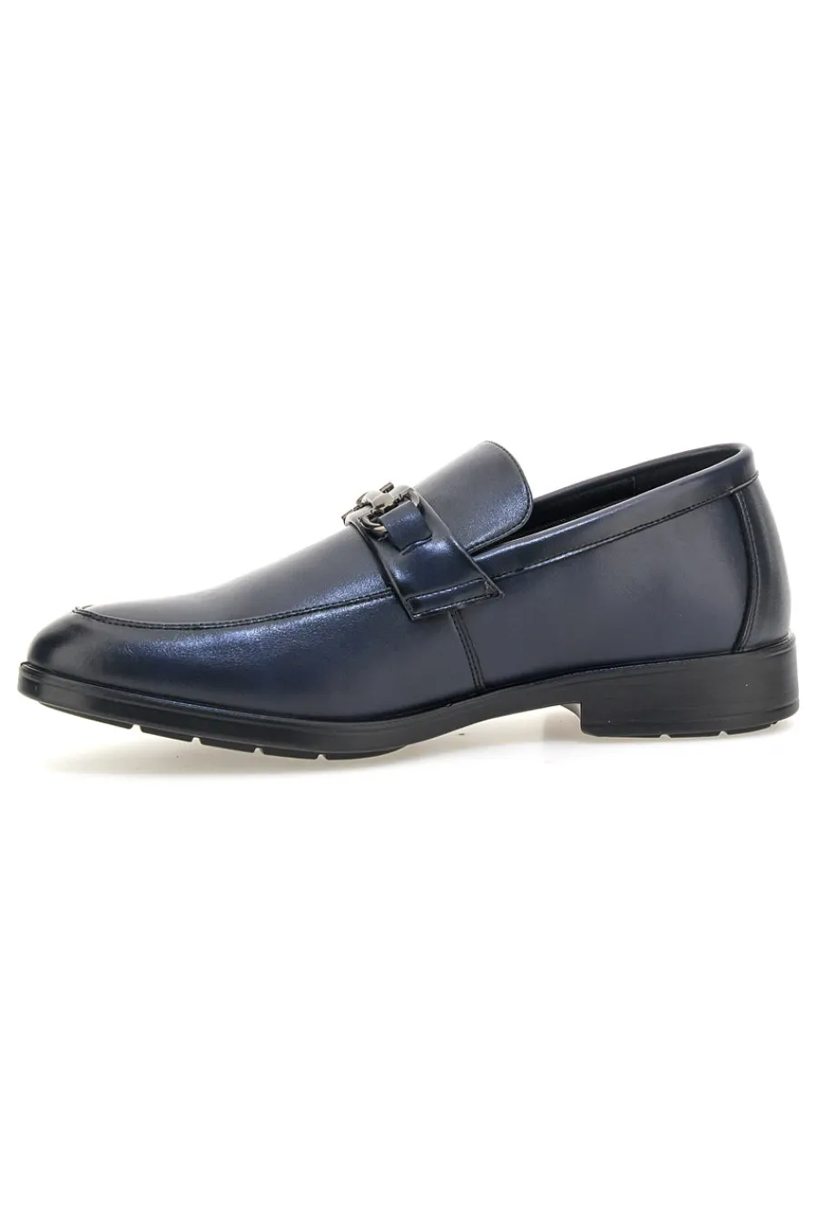 Uomo LONGFORD Mocassini blu con morsetto 9016