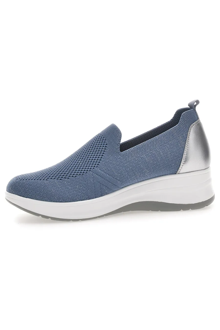 INBLU Mocassini Blu con Tomaia in Mesh e Platform IC AVIO Online