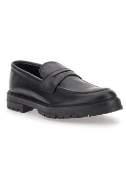 Uomo PITTARELLO FOCUS Mocassini Classico In Vera Pelle Neri Made in Italy 20