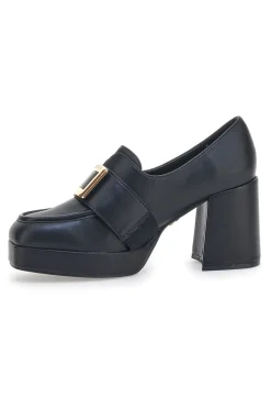 LAURA BIAGIOTTI Mocassini con Tacco 8228 Nero SCHWARZ Best