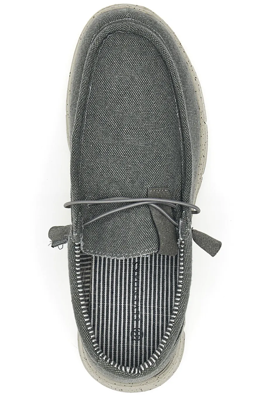 Uomo SEVENOAKS Mocassini in Tela Grigi 1147