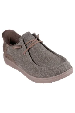 Uomo SKECHERS Mocassini khaki Slip-ins con Memory Foam Melson Coronado